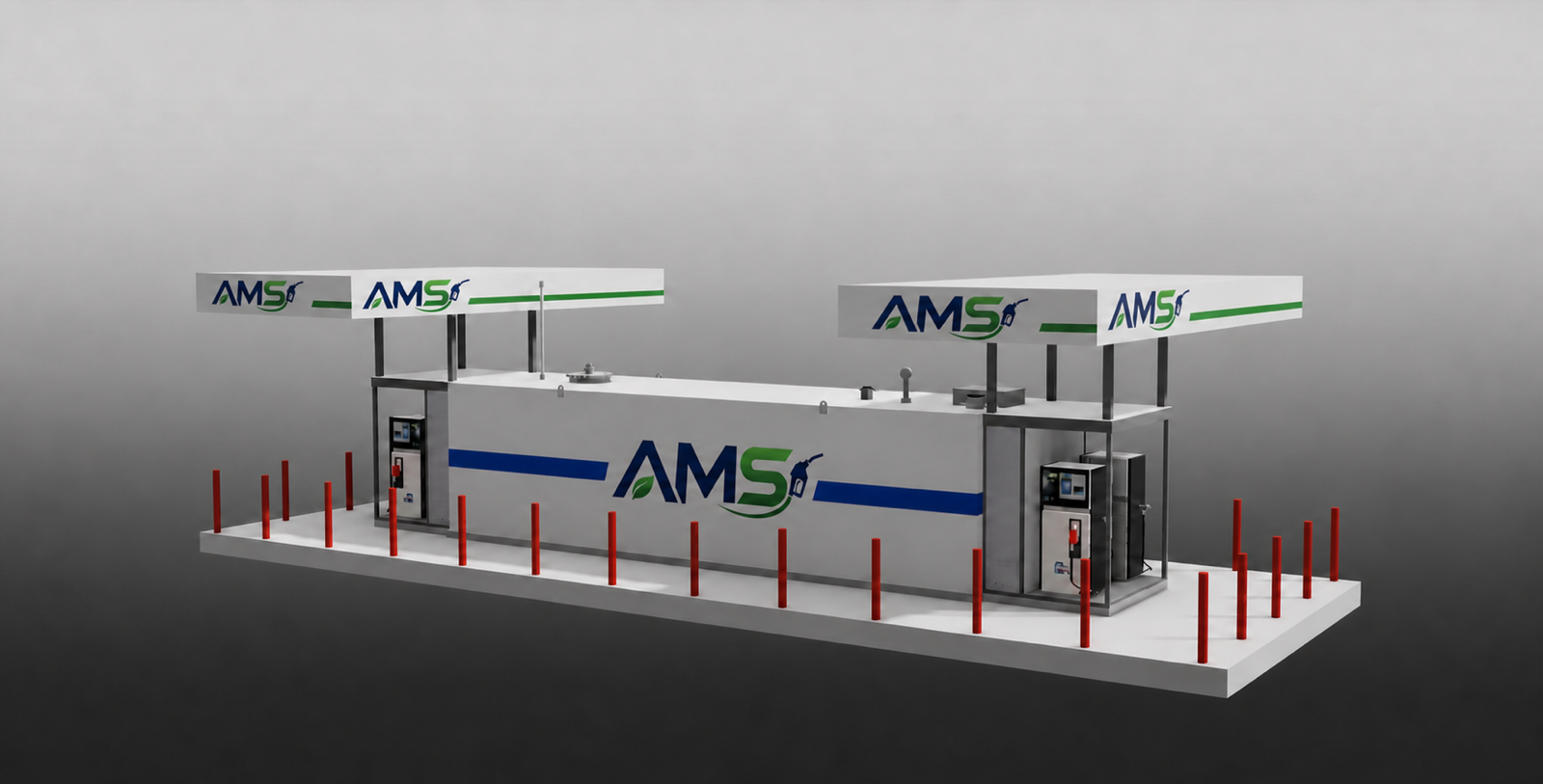 Portable Aboveground Gas Station system